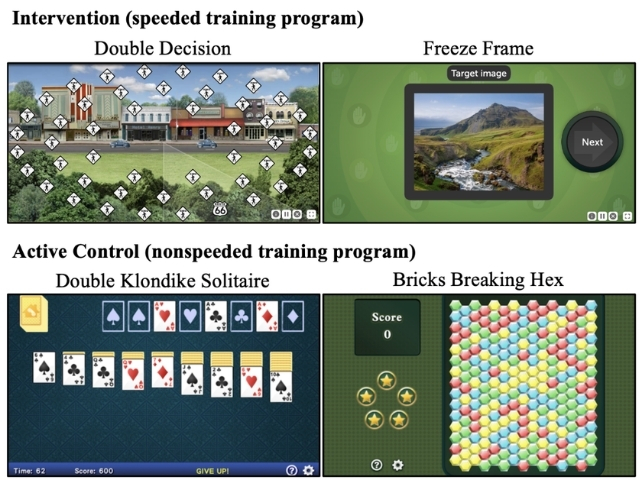 Schematic depicting the two tasks in the intervention