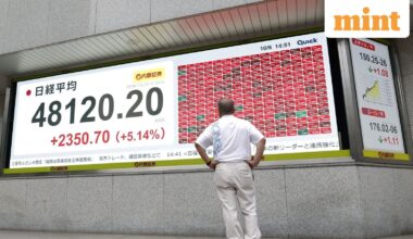 Indian stock market: Asian markets traded higher, while the US stock market ended lower overnight, with the S&P breaking its seven-day winning streak.