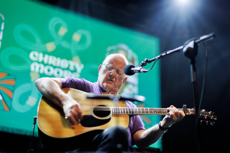 The 'Ceol for Connolly' event featured acts such Christy Moore and The Mary Wallopers. Photograph: Dan Dennison/The Irish Times