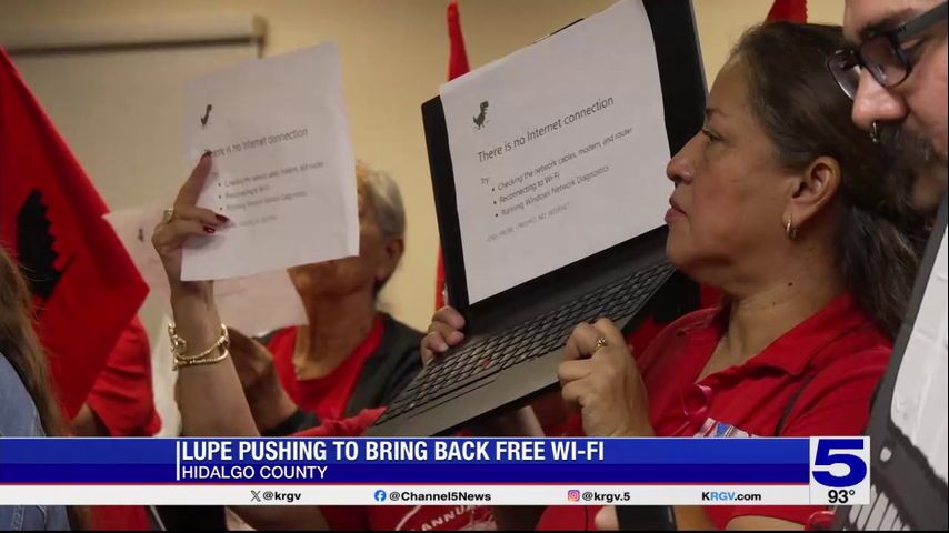 LUPE advocating for Hidalgo County to restore free Wi-Fi service for rural areas