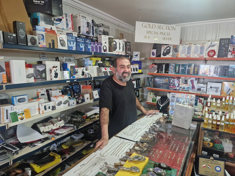 Lebanon shopkeeper Ali Mohammad Dikik: 'If they give me a chance to open a shop in Ireland, it would be an honour.' Photograph: Conor Gallagher