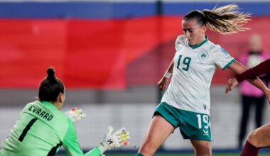 Abbie Larkin’s last-minute goal secures Nations League promotion for Ireland – The Irish Times