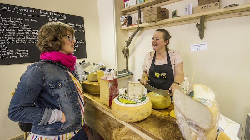 Sinéad Ní Gháirbhith in The Cheese Press, in Ennistymon, Co Clare. Photograph: William Hederman