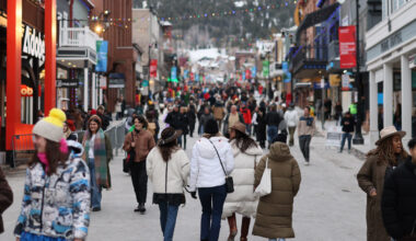 An image of the atmosphere on Main Street in Park City, Utah, during the Sundance Film Festival.