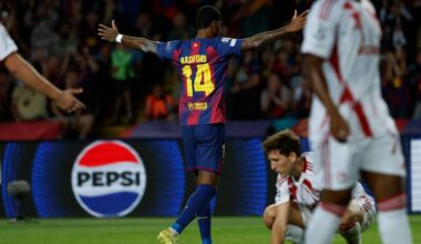 Marcus Rashford post-Man Utd glow-up continues as Barcelona smash Olympiacos