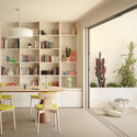 Habitat Module / MEII ESTUDIO - Interior Photography, Closet, Shelving, Wood, Lighting, Table, Chair