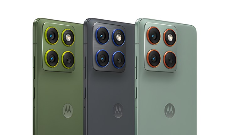 Motorola X70 Air in three different colors.