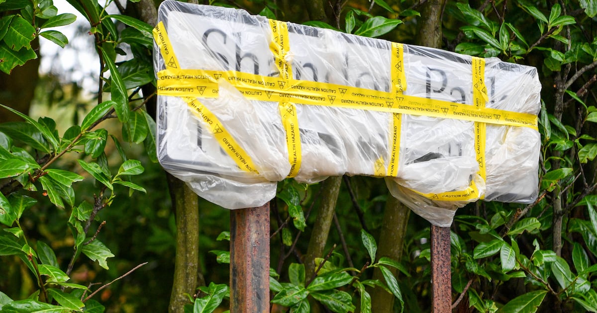 Irish-language signs vandalised in affluent east Belfast – The Irish Times