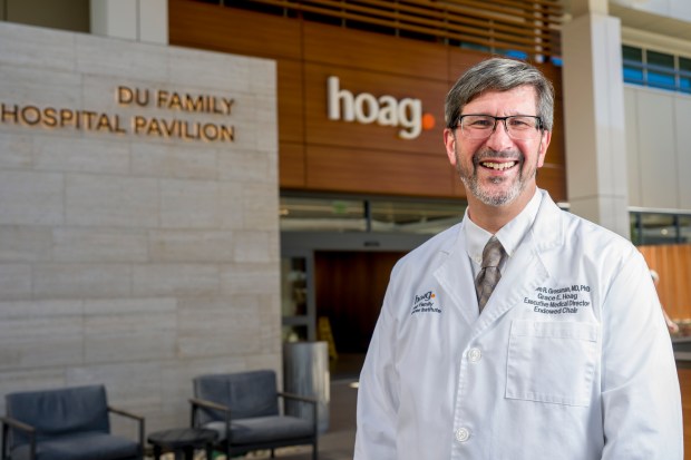 Cancer specialist Dr. Steve Grossman is shown at the newly...