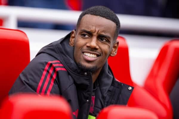 LIVERPOOL, ENGLAND - Saturday, September 20, 2025: Liverpool's Alexander Isak during the FA Premier League match between Liverpool FC and Everton FC at Anfield. The 247th Merseyside Derby. (Photo by David Rawcliffe/Propaganda)