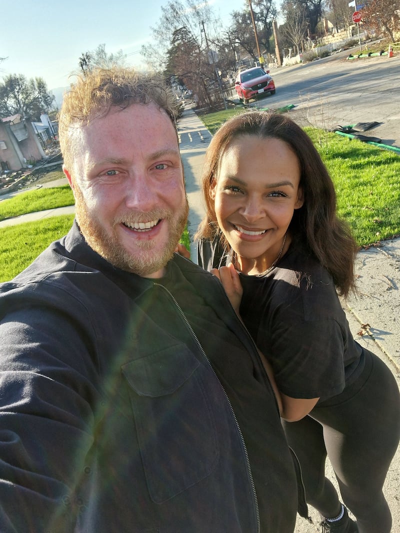 The End of the World with Beanz: Martin Beanz Warde and Samantha Mumba. Photograph: RTÉ 
