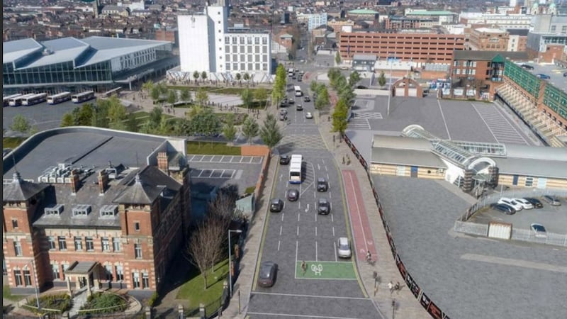 Plans to ‘festoon’ area outside Belfast’s Grand Central Station with Orange Order flags