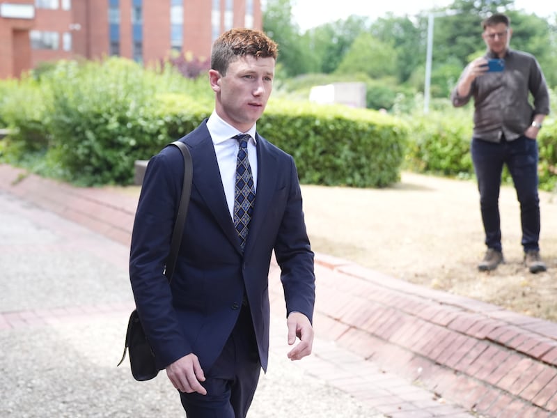 Murphy arrives at Reading Magistrates' Court on July 3rd. Photograph: Jonathan Brady/PA