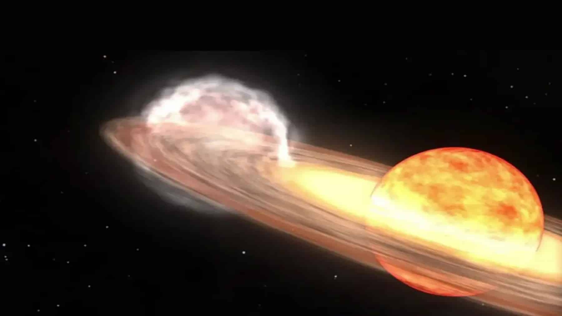 cosmic star duet by two giants