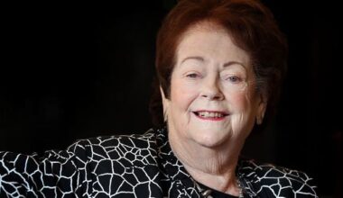 I’m sure my friend Mary O’Rourke is up there in heaven asking the fashionable female saints to give her a twirl