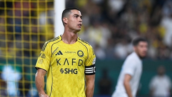 Cristiano Ronaldo during a match.(REUTERS)