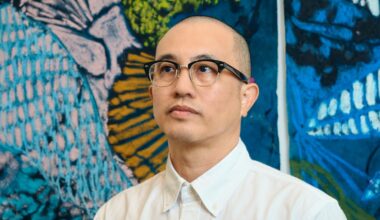 Naotaka Hiro Pushes His Body to Its Limits Using Abstract Painting