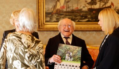 Michael D Higgins hosts final tea party at the Áras as Misneach prepares for new home – The Irish Times