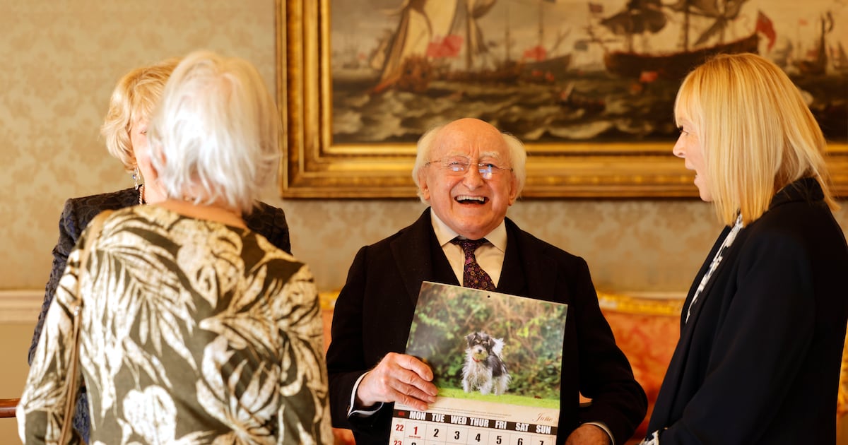 Michael D Higgins hosts final tea party at the Áras as Misneach prepares for new home – The Irish Times