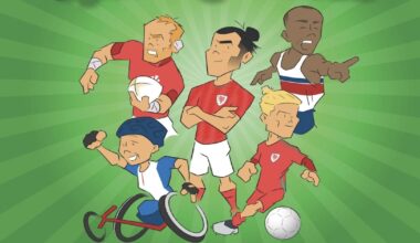 Bestselling children's author celebrates Welsh sports stars in new book