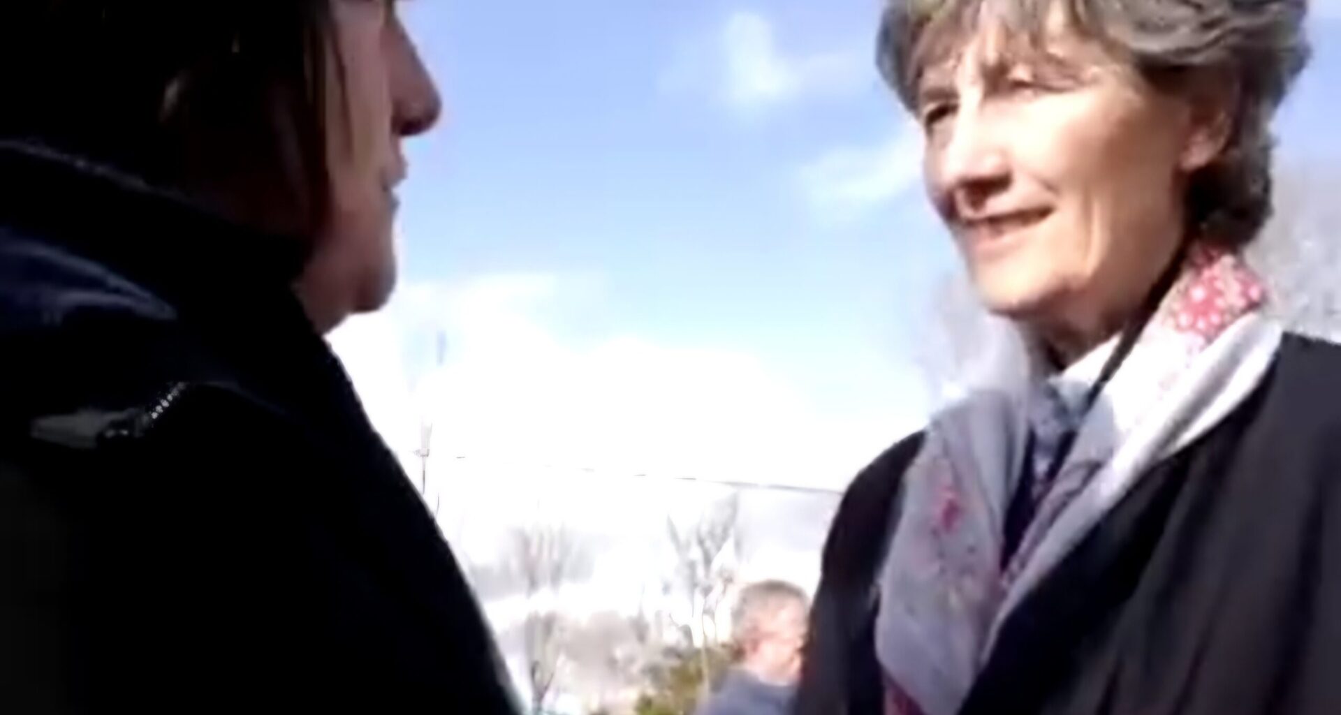 Video shows Connolly agitation at eviction question