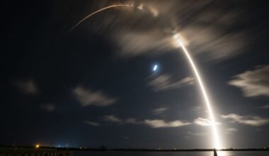SpaceX launches rockets from opposite coasts, ties mission total