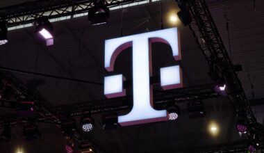 Stock photo of the T Mobile logo