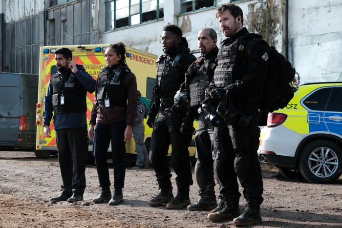 TRIGGER POINT SERIES 3 07 The cast of Trigger Point season 3; Lana Washington and her bomb squad