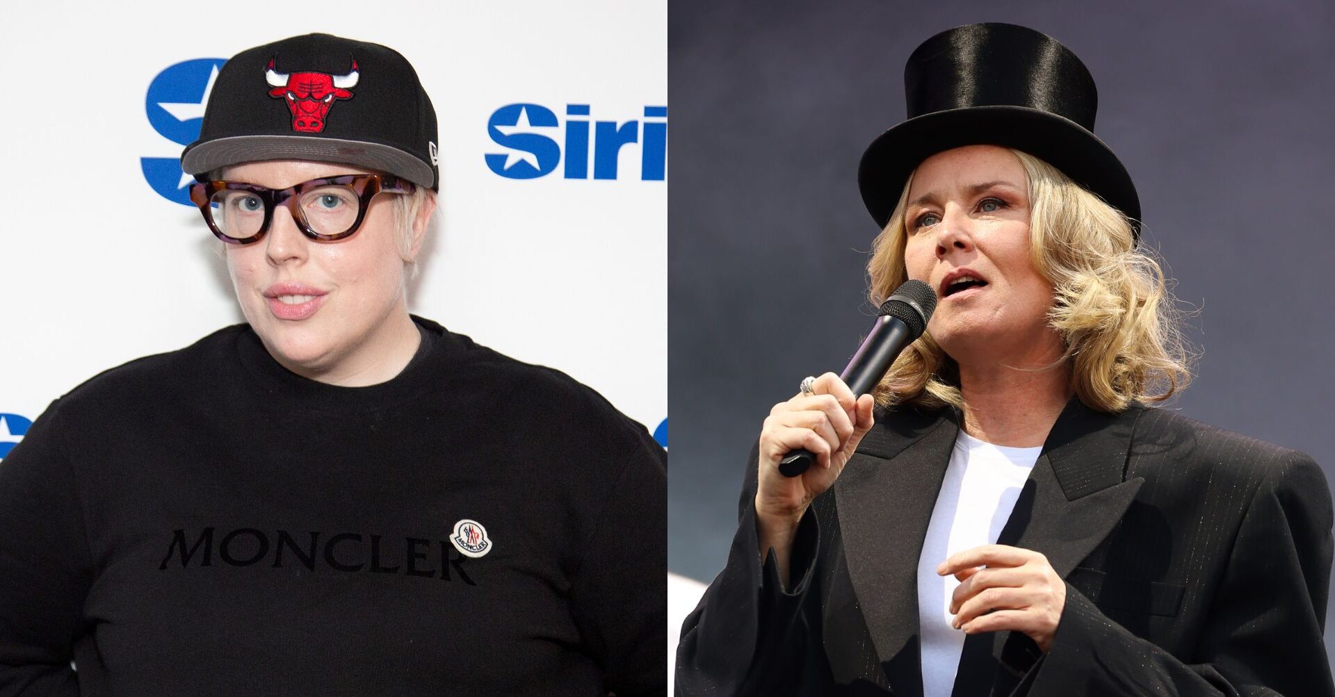 The Blessed Madonna and Róisín Murphy in an image composite.