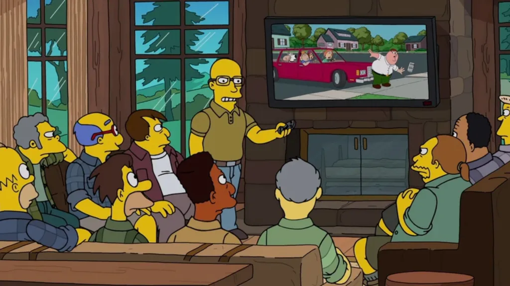 The Simpsons "Men Behaving Manly" 