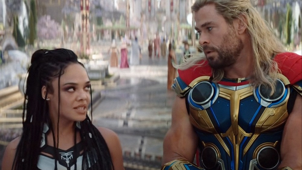 'Thor' Star Tessa Thompson Says Chris Hemsworth Is 'Baby With Muscles'