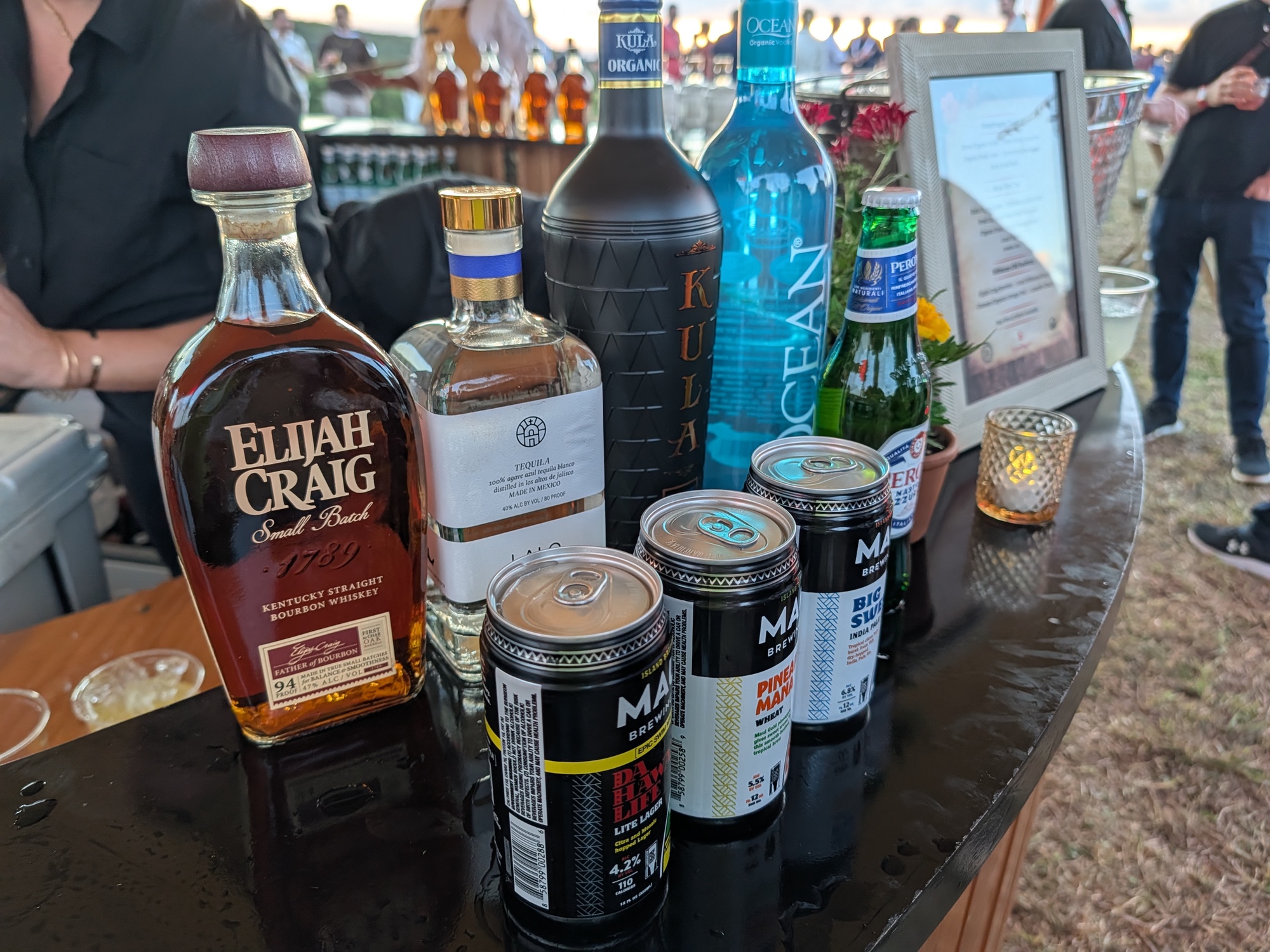 bottles at a bar shot by Pixel 10 Pro