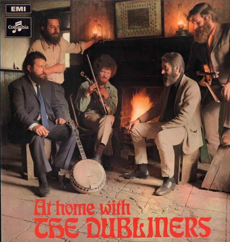 At Home with the Dubliners, featuring a photograph taken in the Wren's Nest in Strawberry Beds
