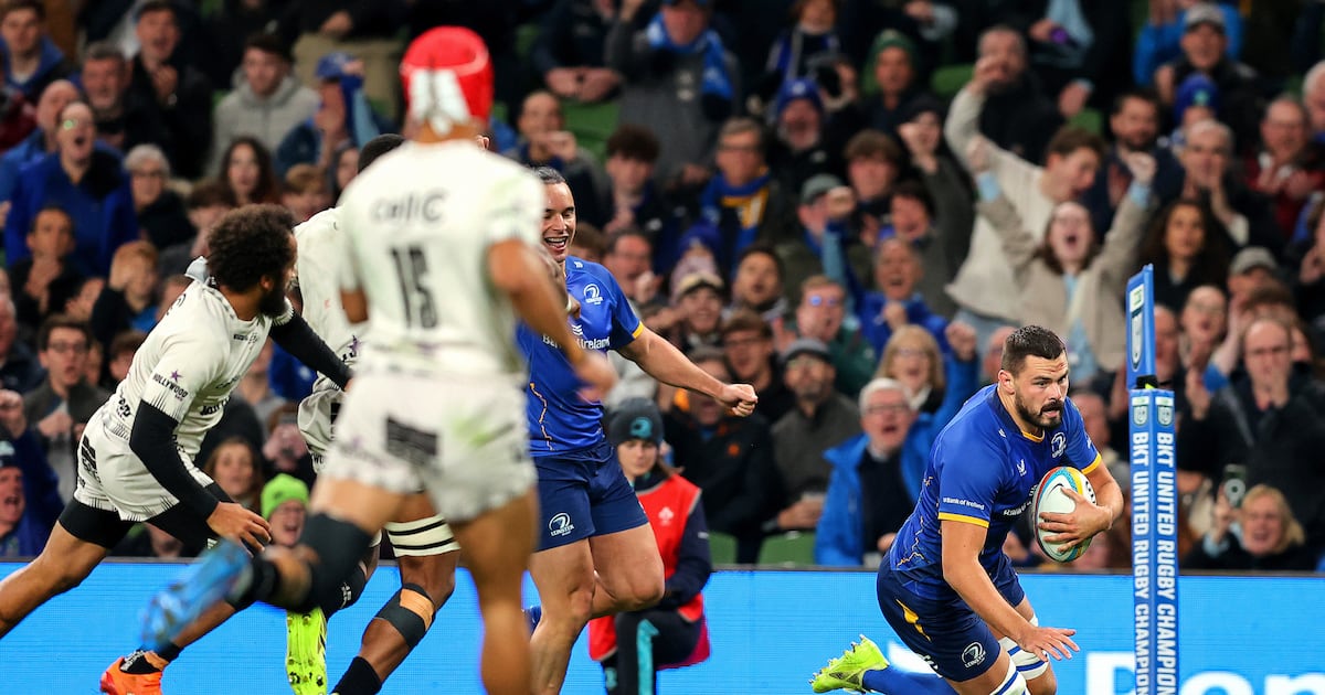 Third time’s the charm as Leinster take first URC win of the season against Sharks – The Irish Times