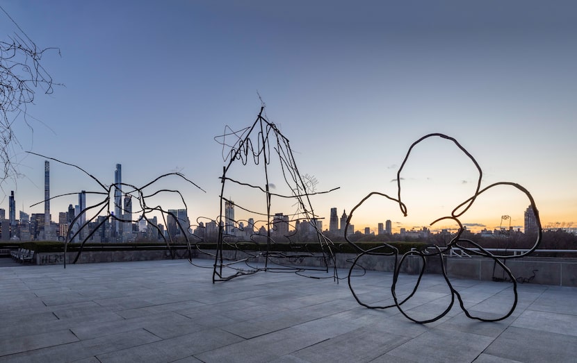Petrit Halilaj's bronze sculptures draw inspiration from doodles he observed on the desks of...