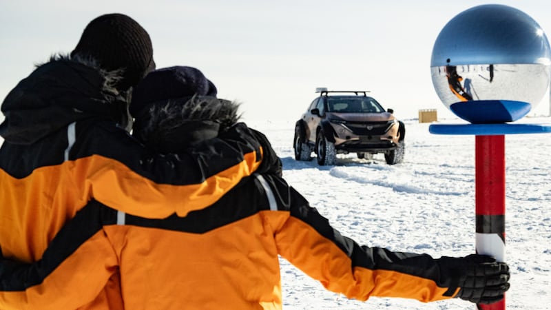 Chris and Julie Ramsey completed an epic Pole-to-Pole drive in a specially modified Nissan Ariya
