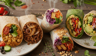 5 healthy vegan wraps for easy weekday lunches