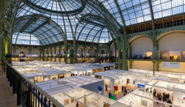 A view of the 2025 edition of Art Basel Paris at the Grand Palais.