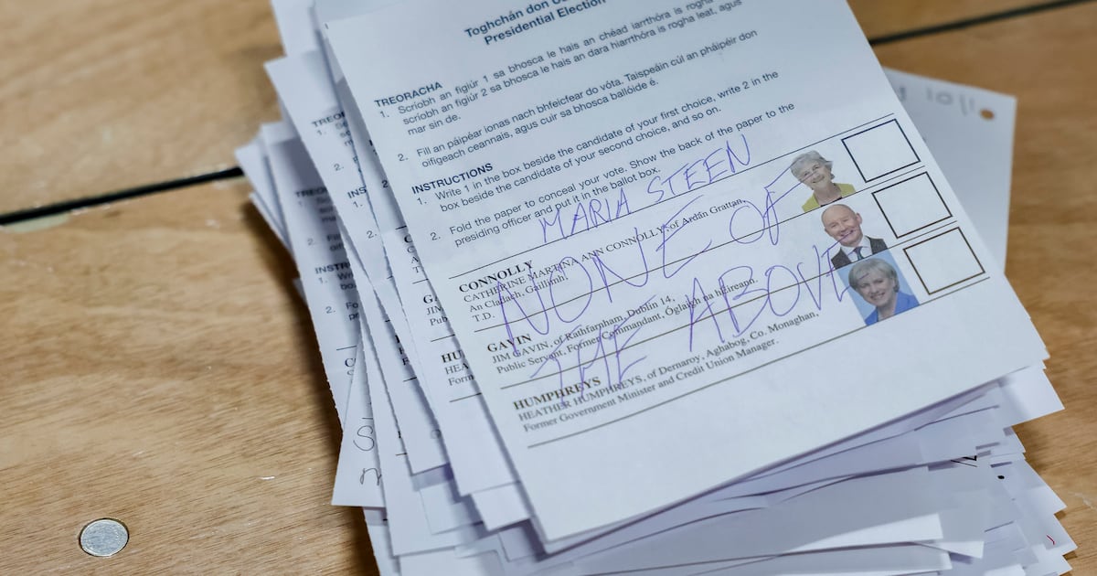 Spoiled ballots hit unprecedented level as voters express frustration at choice of candidates – The Irish Times