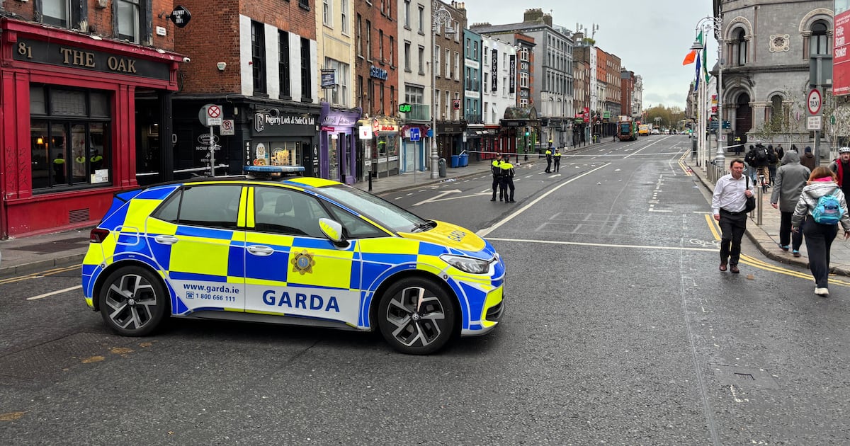 Gardaí reopen section of Dublin’s Dame Street following collision – The Irish Times