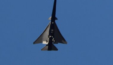 Quiet supersonic X-59 jet soars over California desert in first test flight