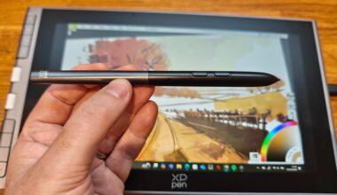 XPen Artist 12 (3rd gen) review: tablet on a wooden table