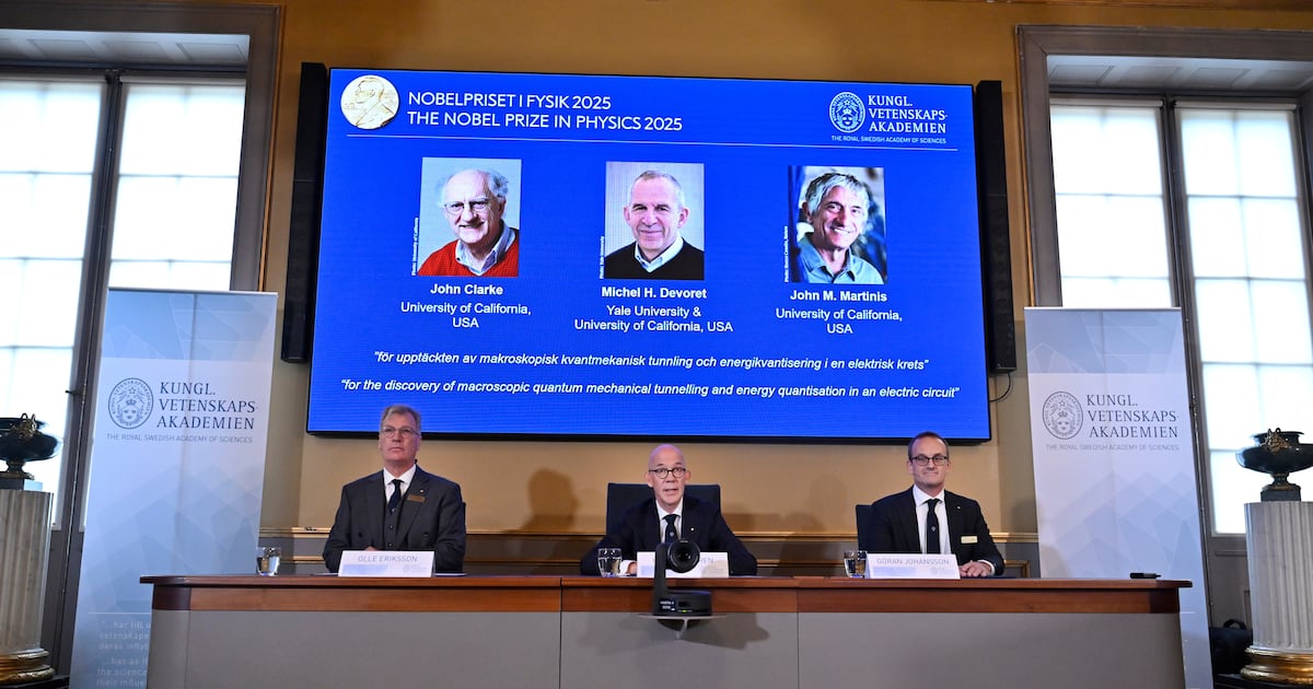 Nobel prize in physics awarded to scientists for discoveries on quantum mechanics – The Irish Times