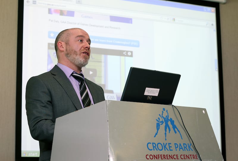Jimmy D'Arcy, the GAA's  technical development and support manager. Photograph: Ryan Byrne/Inpho