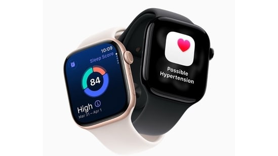Apple Watch can now alert you to possible high blood pressure with watchOS 26 hypertension notifications.(Apple)