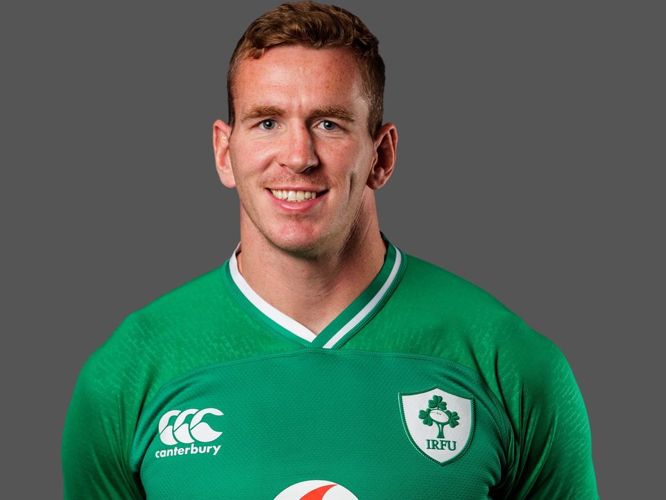 Chris Farrell in his Ireland jersey