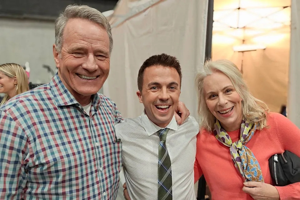 Frankie Muniz/X Bryan Cranston, Frankie Muniz, Jane Kaczmarek in 2025