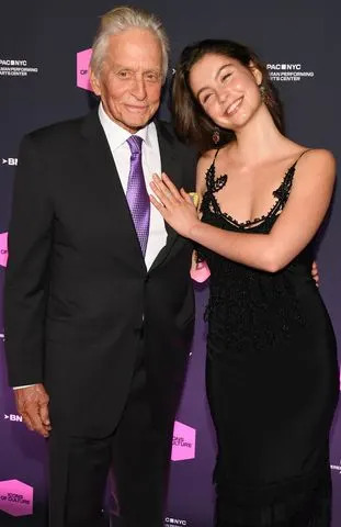 Kristina Bumphrey/Variety via Getty Michael Douglas and Carys Zeta Douglas at the PAC NYC Icons of Culture Gala