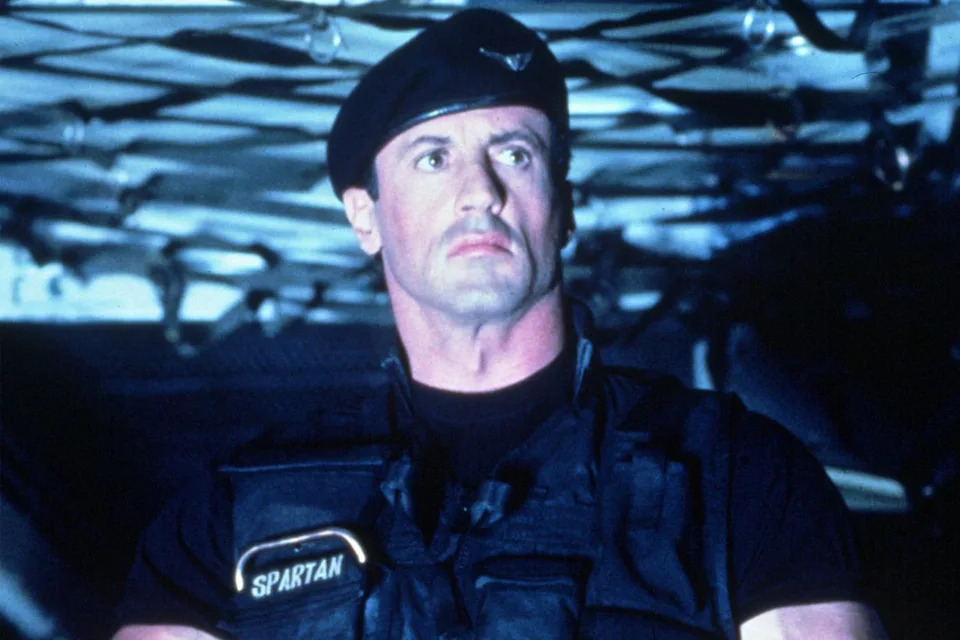 Snap/Shutterstoc Sylvester Stallone in 'Demolition Man'