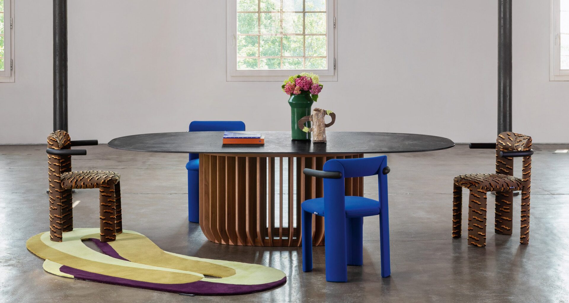 Amia chair by E-ggs for Miniforms